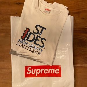 SUPREME ST IDES HIGH QUALITY MALT LIQUOR T-SHIRT
